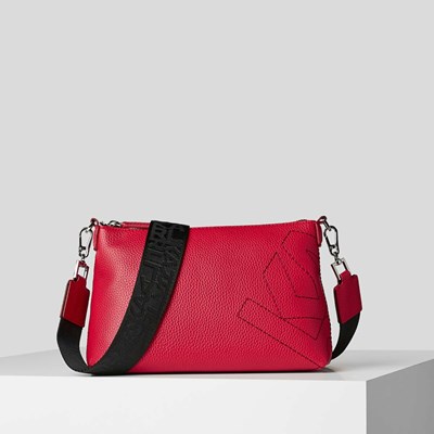 Női Karl Lagerfeld K/Athleisure Crossbody Táska Piros | XUE618902