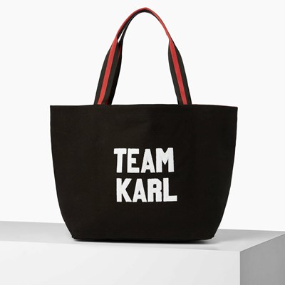 Női Karl Lagerfeld Karl Lagerfeld X Alled-martinez Team Karl Hordtáskák Fekete | LFD527691