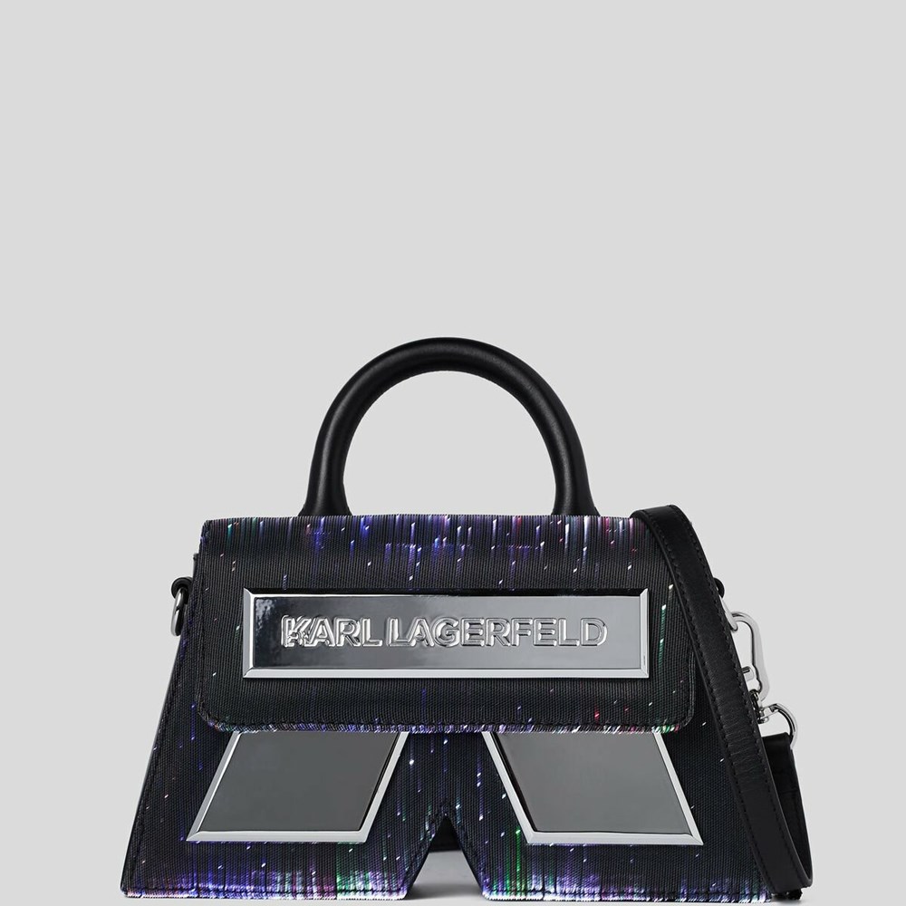 Női Karl Lagerfeld Essential K Led Crossbody Táska Fekete | GIF847952