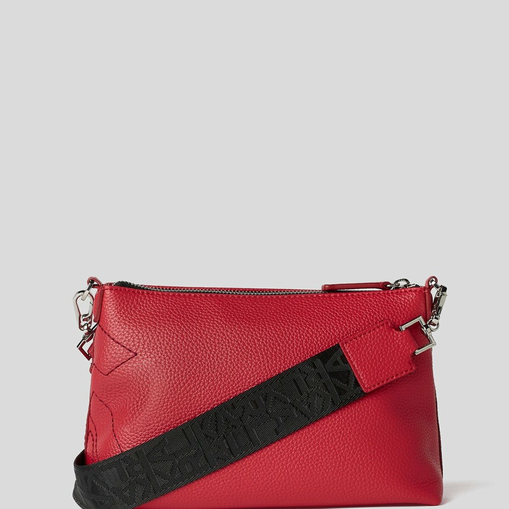 Női Karl Lagerfeld K/Athleisure Crossbody Táska Piros | XUE618902