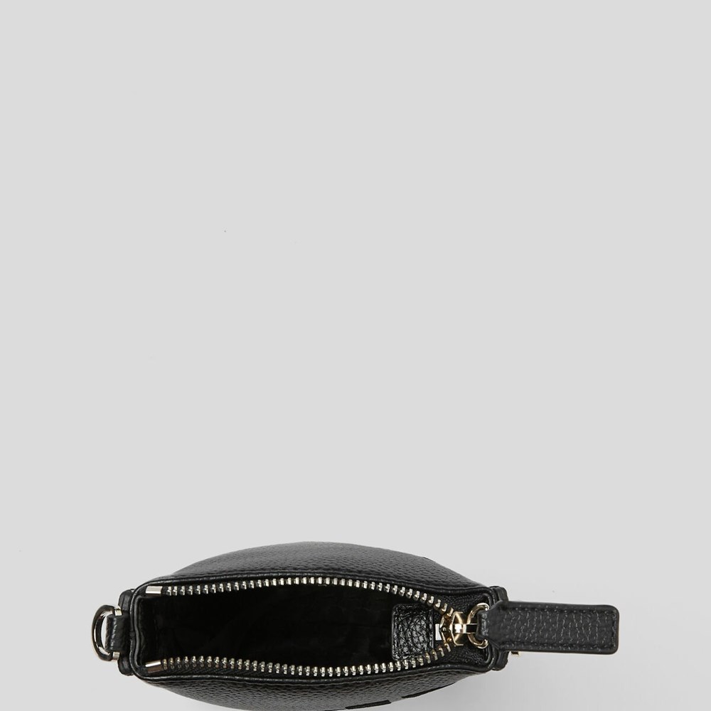 Női Karl Lagerfeld K/Athleisure Phone Holder Crossbody Táska Fekete | OZG264305