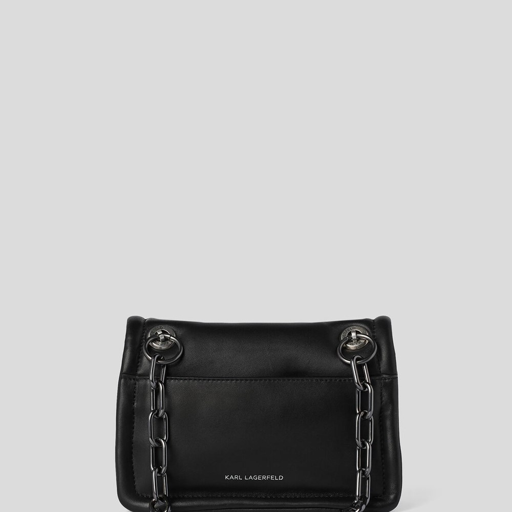 Női Karl Lagerfeld K/Autograph Soft Crossbody Táska Fekete | AFI690582