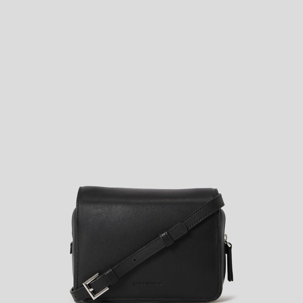 Női Karl Lagerfeld K/Disk Crossbody Táska Fekete | HWJ542086