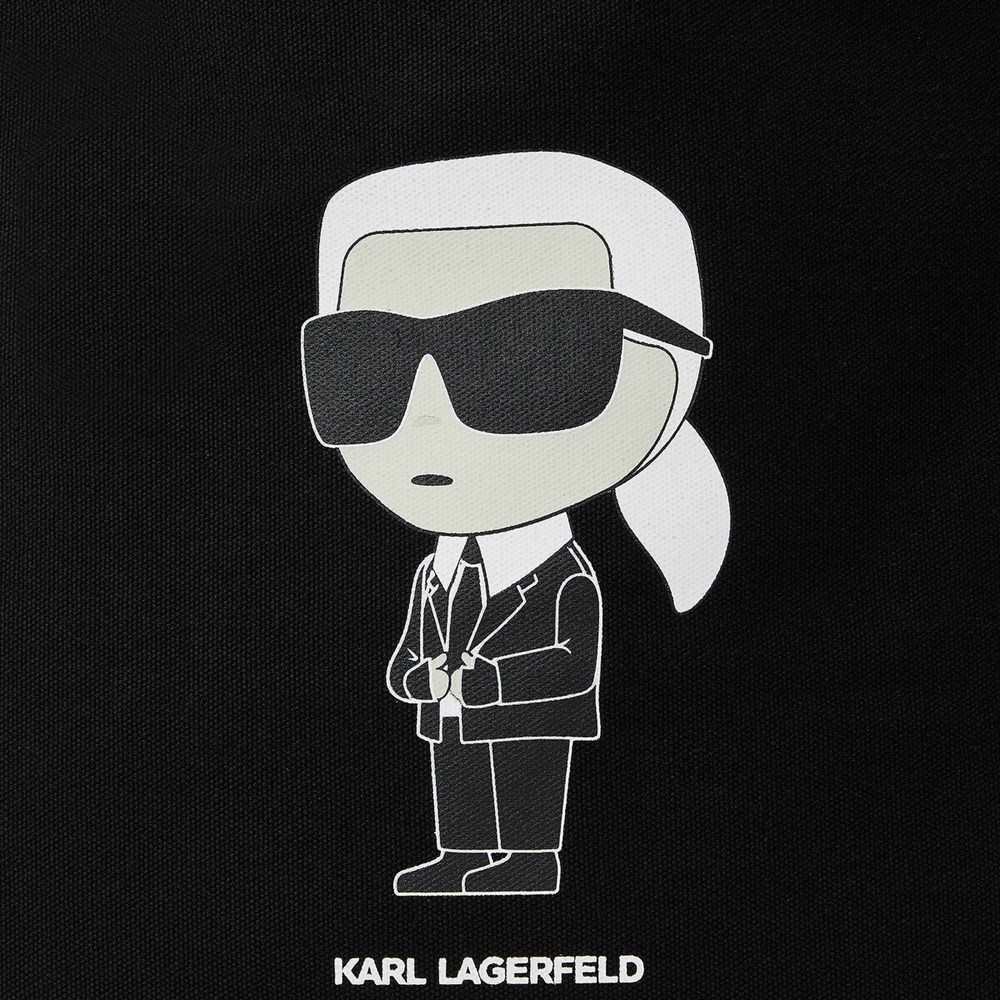 Női Karl Lagerfeld K/Ikonik 2.0 Karl Shopper Hordtáskák Fekete | KMD498123