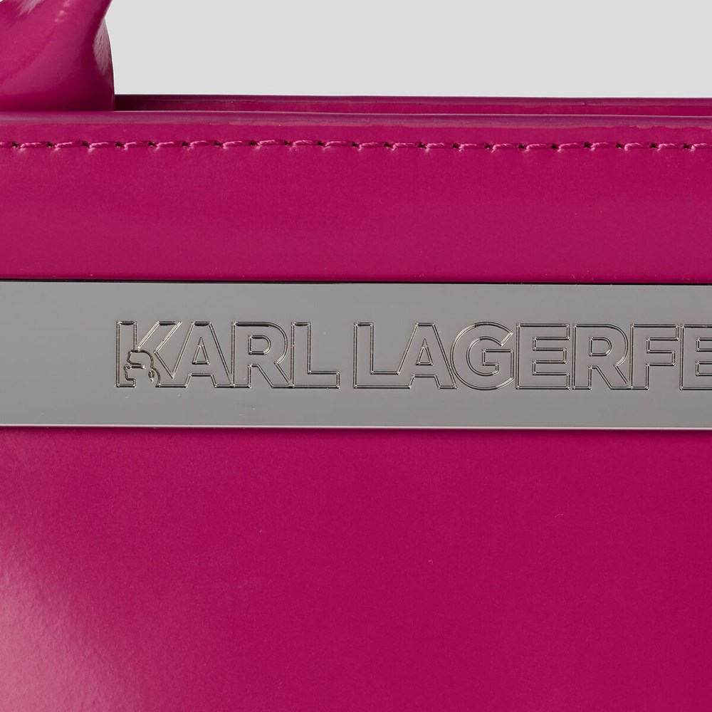 Női Karl Lagerfeld K/Kross Archive Small Top-handle Bag Kézitáska Fukszia | JIV312604