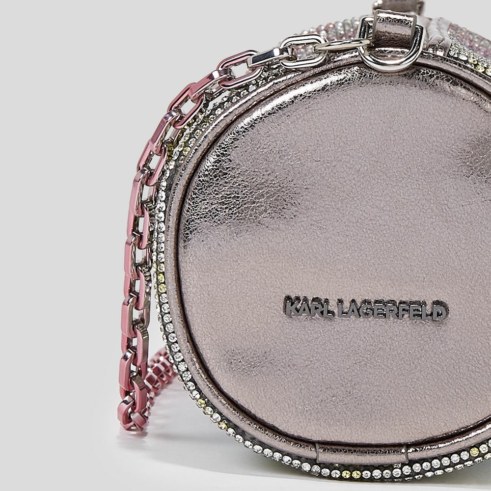 Női Karl Lagerfeld Kl Monogram Cylinder Crossbody Táska Színes | ALW132059